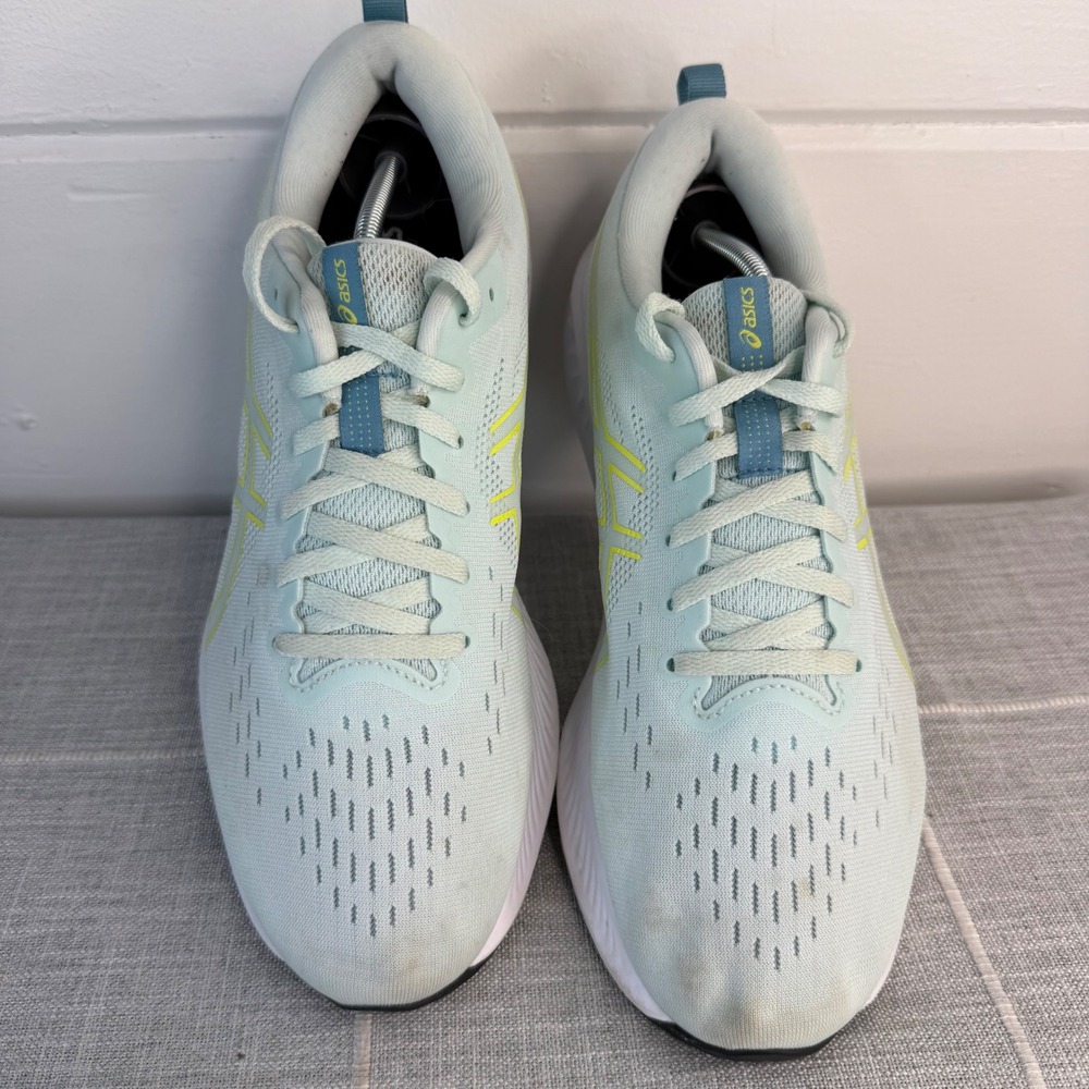 Asics Gel Excite 10 Womens 11 WIDE Blue Green Sneakers Running Shoes - Picture 4 of 14